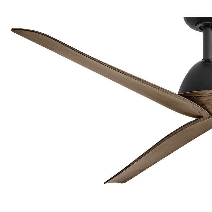 Hinkley Fan Liv 60" Smart Fan, Matte Black/Driftwood