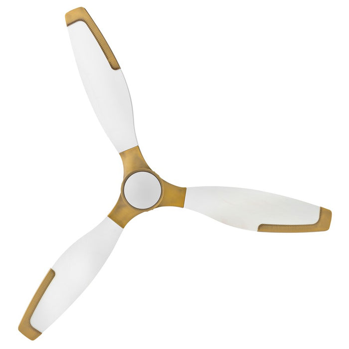 Hinkley Fan Aileron 60" LED Smart Fan, Matte White/Matte White