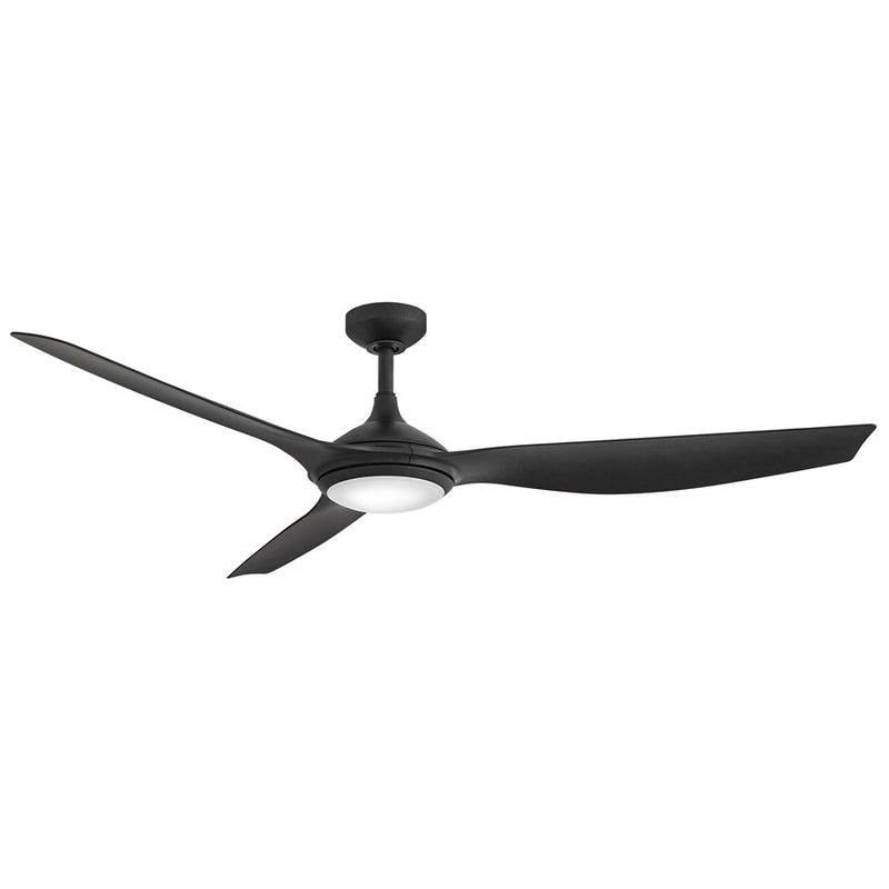 Hinkley Fan Talan 64" LED Smart Fan, Matte Black/Matte Black