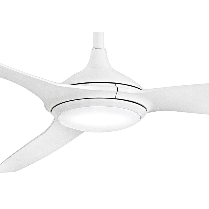 Hinkley Fan Talan 64" LED Smart Fan, Matte White/Matte White