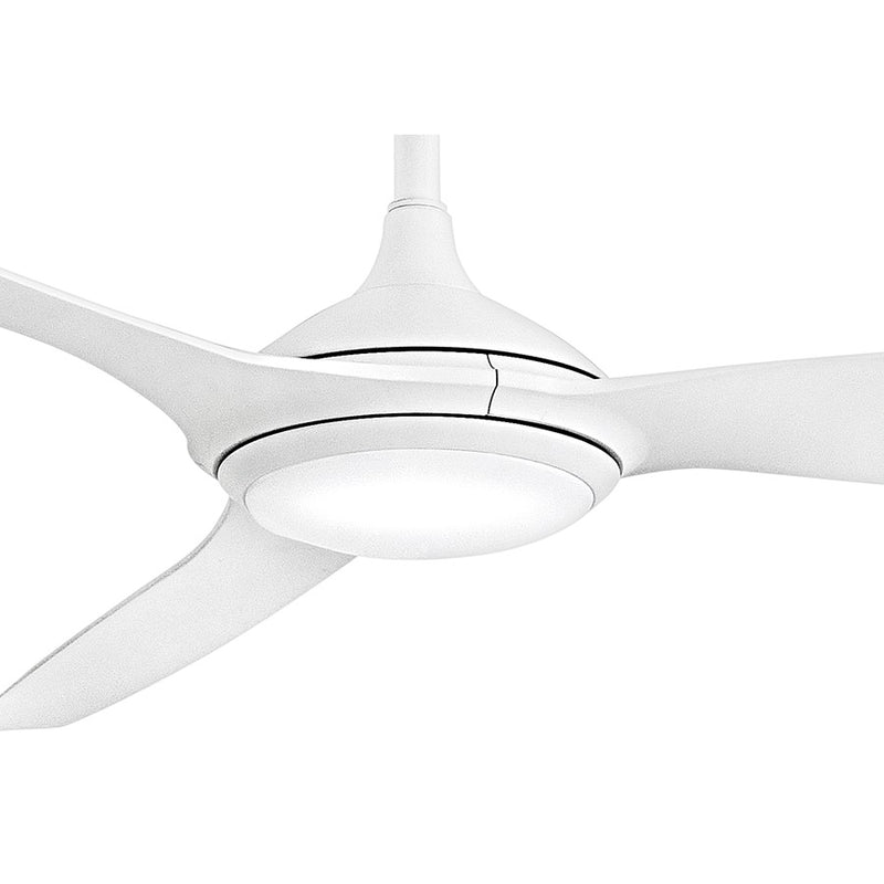 Hinkley Fan Talan 64" LED Smart Fan, Matte White/Matte White