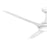 Hinkley Fan Talan 64" LED Smart Fan, Matte White/Matte White