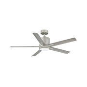 Hinkley Fan Vail 52" 1 Light LED Smart Fan, Nickel/Silver - 907052FBN-LWD