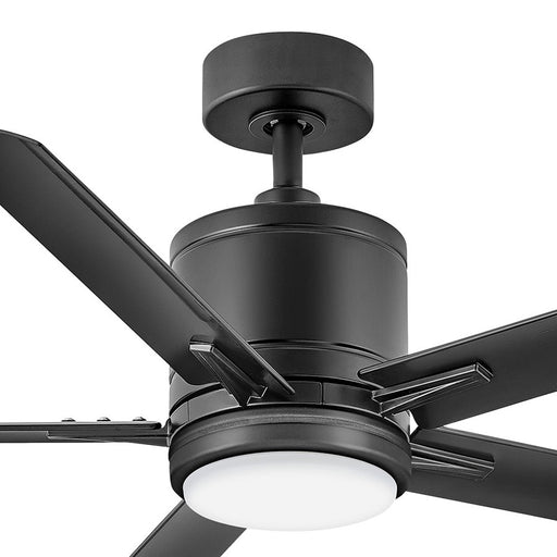 Hinkley Fan Vail 52" 1 Light LED Smart Fan, Black/Black