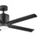 Hinkley Fan Vail 52" 1 Light LED Smart Fan, Black/Black