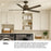 Hinkley Fan Vail 52" 1 Light LED Smart Fan, Bronze/Bronze