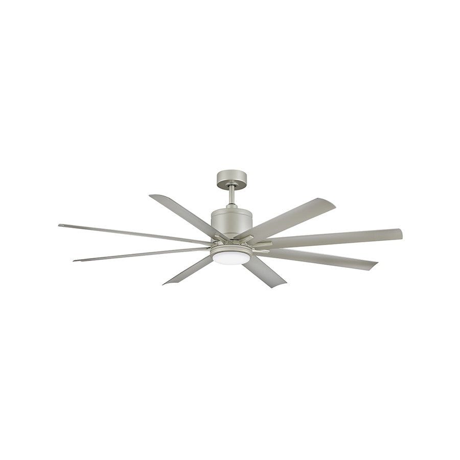 Hinkley Fan Vantage 66" 1 Light LED Smart Fan, Nickel/Silver - 907166FBN-LWD