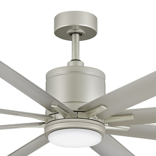 Hinkley Fan Vantage 66" 1 Light LED Smart Fan, Nickel/Silver