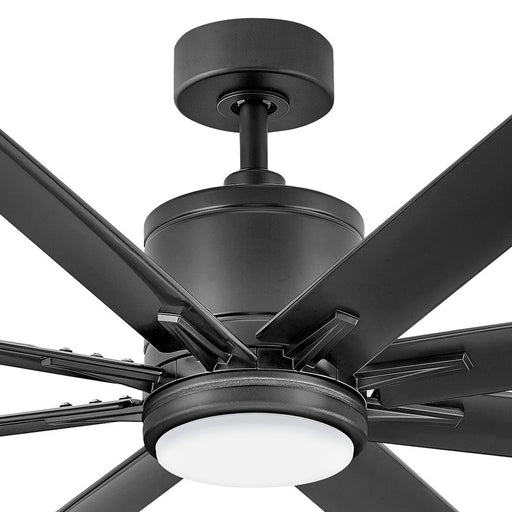 Hinkley Fan Vantage 66" 1 Light LED Smart Fan, Black/Black