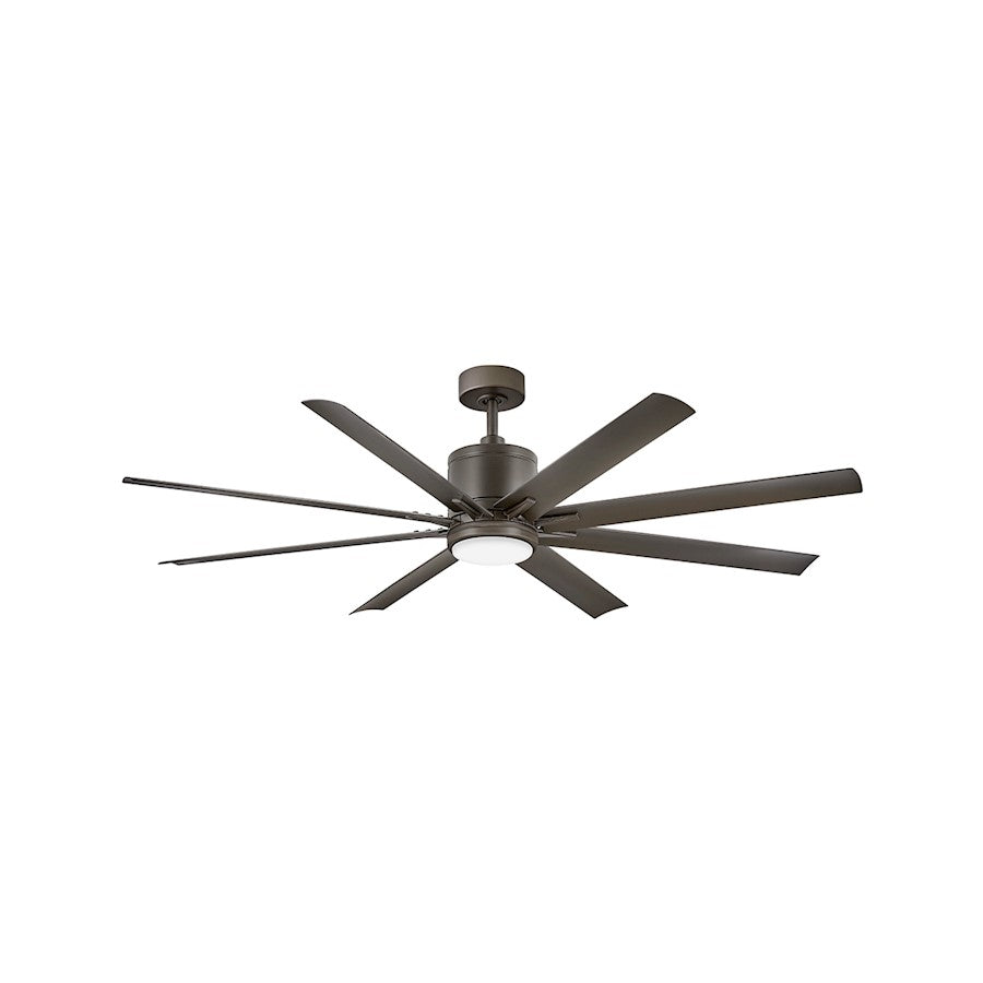 Hinkley Fan Vantage 66" 1 Light LED Smart Fan, Bronze/Bronze - 907166FMM-LWD