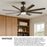 Hinkley Fan Vantage 66" 1 Light LED Smart Fan, Bronze/Bronze