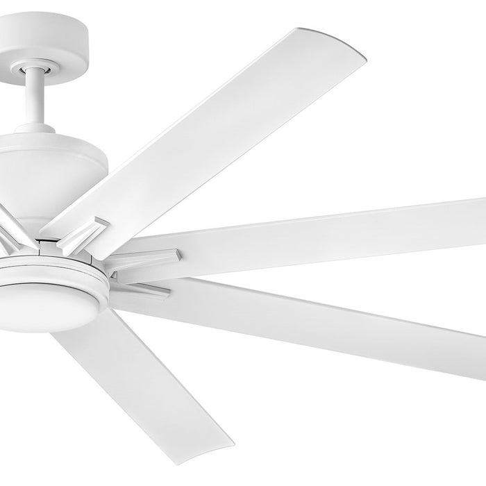 Hinkley Fan Vantage 66" 1 Light LED Smart Fan, White/White