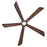 Hinkley Fan Layton 58" 1 Light LED Smart Fan, Matte Black/Walnut