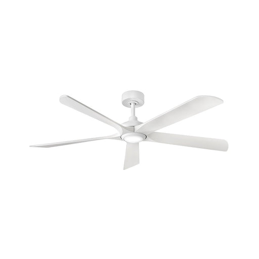 Hinkley Fan Layton 58" 1 Light LED Smart Fan, White/White - 907358FMW-LDD