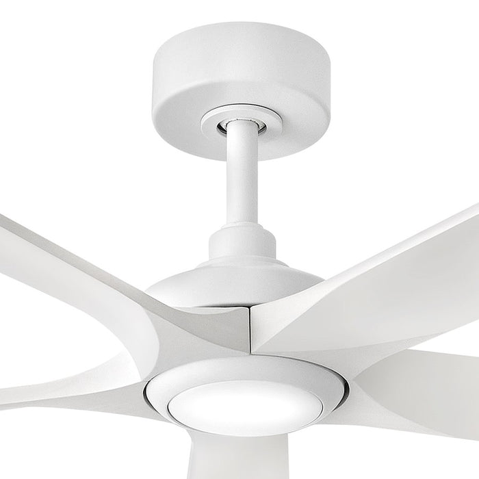 Hinkley Fan Layton 58" 1 Light LED Smart Fan, White/White