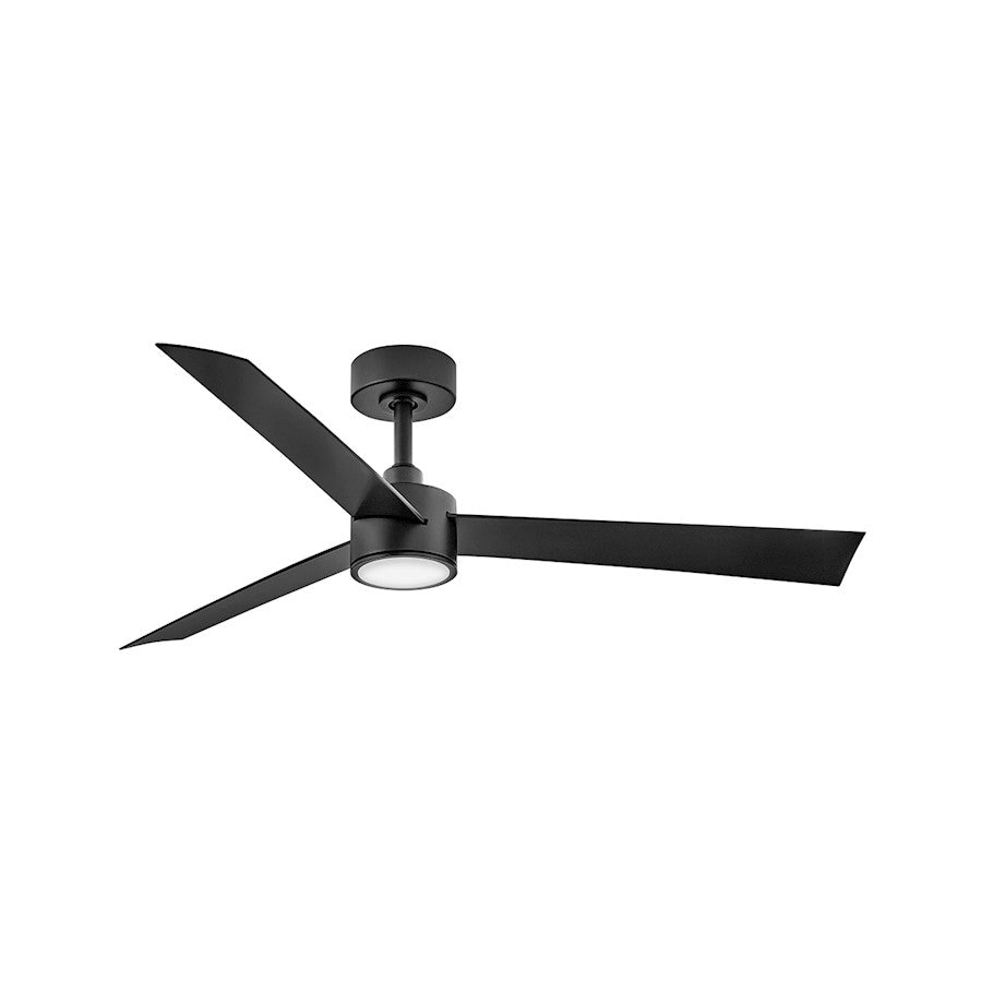 Hinkley Fan Speck 52" 1 Light LED Smart Fan, Black/Black - 907452FMB-LDD