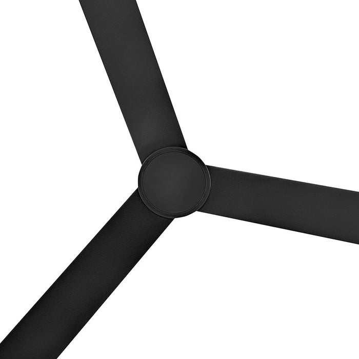 Hinkley Fan Speck 52" 1 Light LED Smart Fan, Black/Black