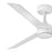 Hinkley Fan Speck 52" 1 Light LED Smart Fan, White/White