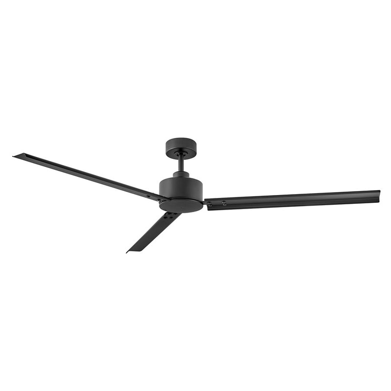 Hinkley Fan Indy 72" Smart Fan, Matte Black/Matte Black