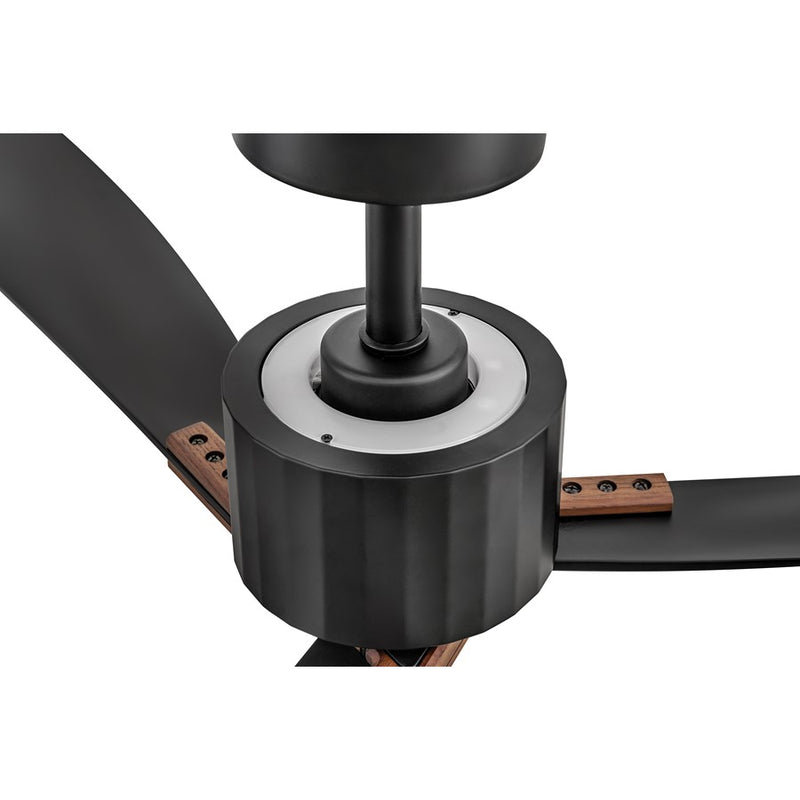 Hinkley Fan Rafter 60" LED Smart Fan/Uplight, Black/Black