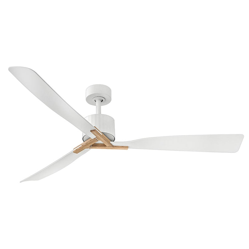 Hinkley Fan Rafter 60" LED Smart Fan/Uplight, White/White