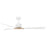 Hinkley Fan Rafter 60" LED Smart Fan/Uplight, White/White