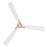 Hinkley Fan Rafter 60" LED Smart Fan/Uplight, White/White