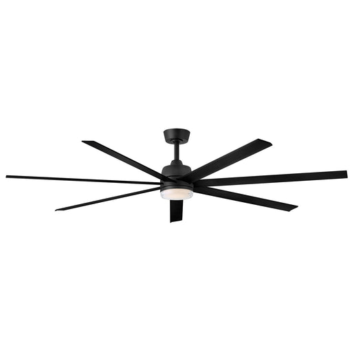 Hinkley Current 72in LED Smart Ceiling Fan | Transitional Matte Black Steel and Matte Black Aluminum Blades | Covered Patio & Large | Model 910672FMB-LDD