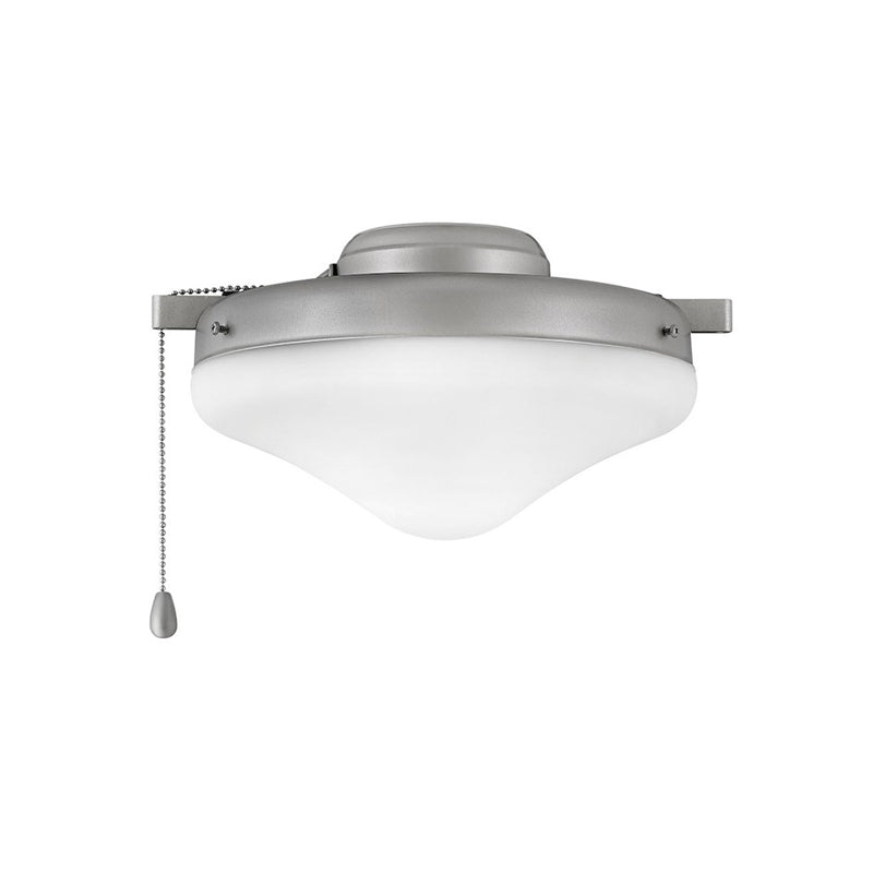 Hinkley Light Kit 10in 16-LED Ceiling Fan Light Kit | Transitional Chalk White Steel and Etched Opal Glass | Indoor & Covered Patio | 10 | Model 930007FCW