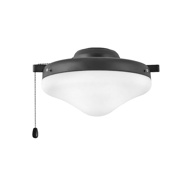 Hinkley Light Kit 10in 16-LED Ceiling Fan Light Kit | Transitional Chalk White Steel and Etched Opal Glass | Indoor & Covered Patio | 10 | Model 930007FCW