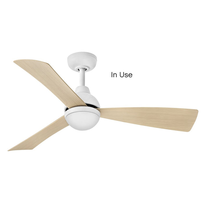 Hinkley Fan Una Light Kit Cover, Matte White