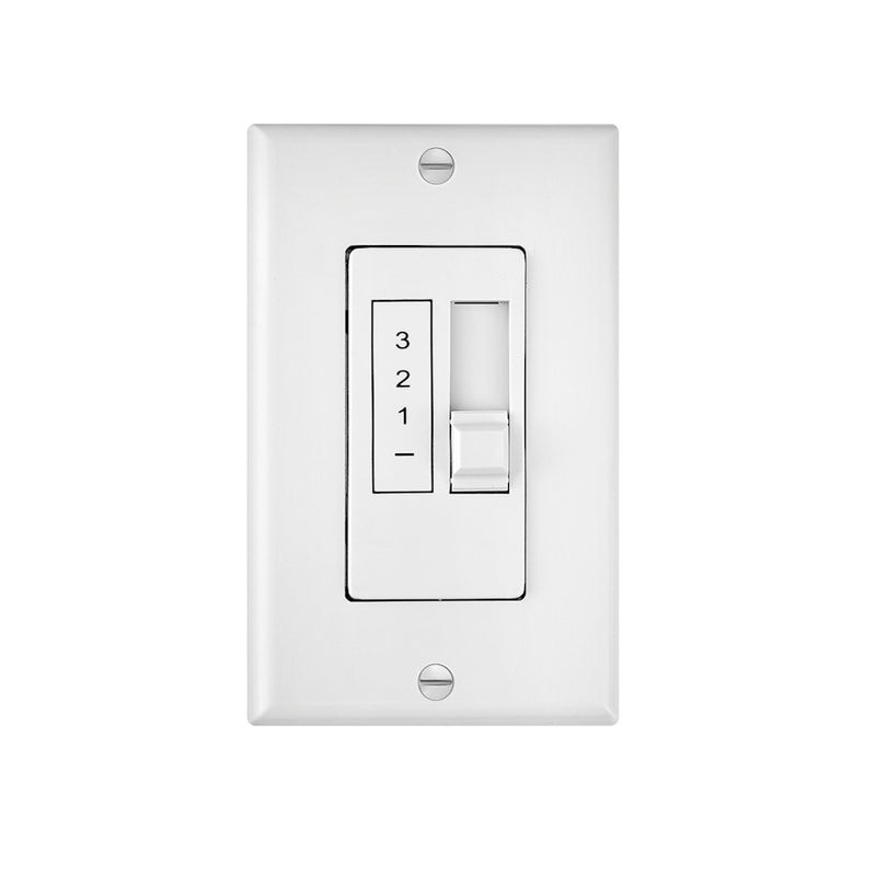 Hinkley Lighting Wall Control 3 Speed 5 Amp, White