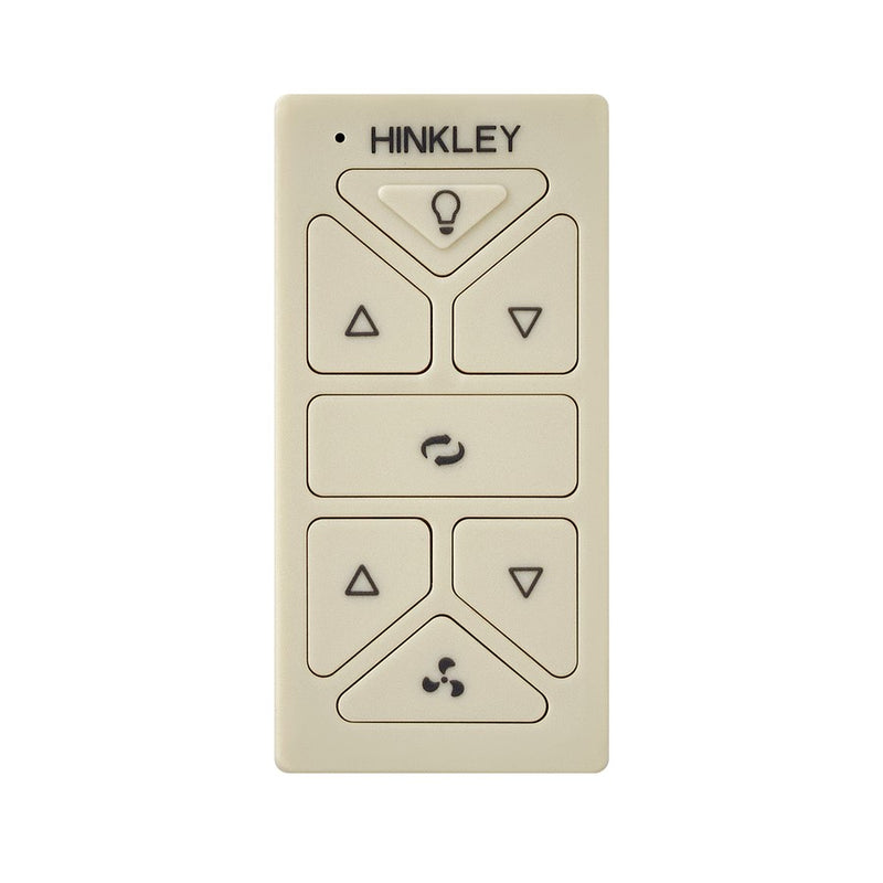 Hinkley Hiro Control Reversing | Light Almond Composite Wall & Remote Control | Ceiling Fan Control for Living Room & Bedroom | 3 x 3 | Model 980014FLA-R