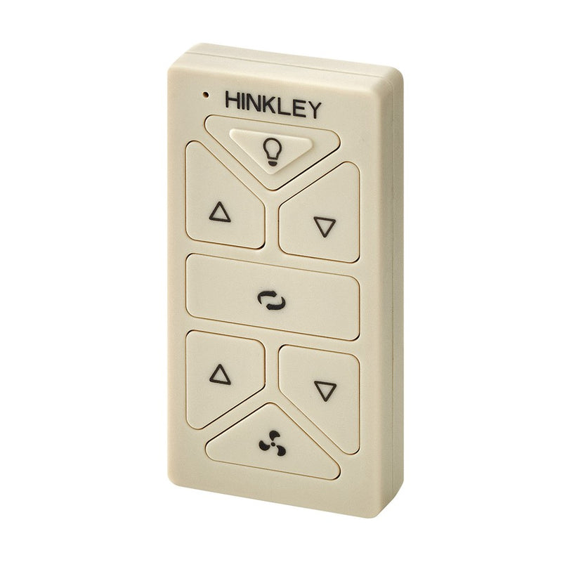 Hinkley Hiro Control Reversing | Light Almond Composite Wall & Remote Control | Ceiling Fan Control for Living Room & Bedroom | 3 x 3 | Model 980014FLA-R