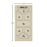 Hinkley Fan Hiro Control Reversing, Light Almond