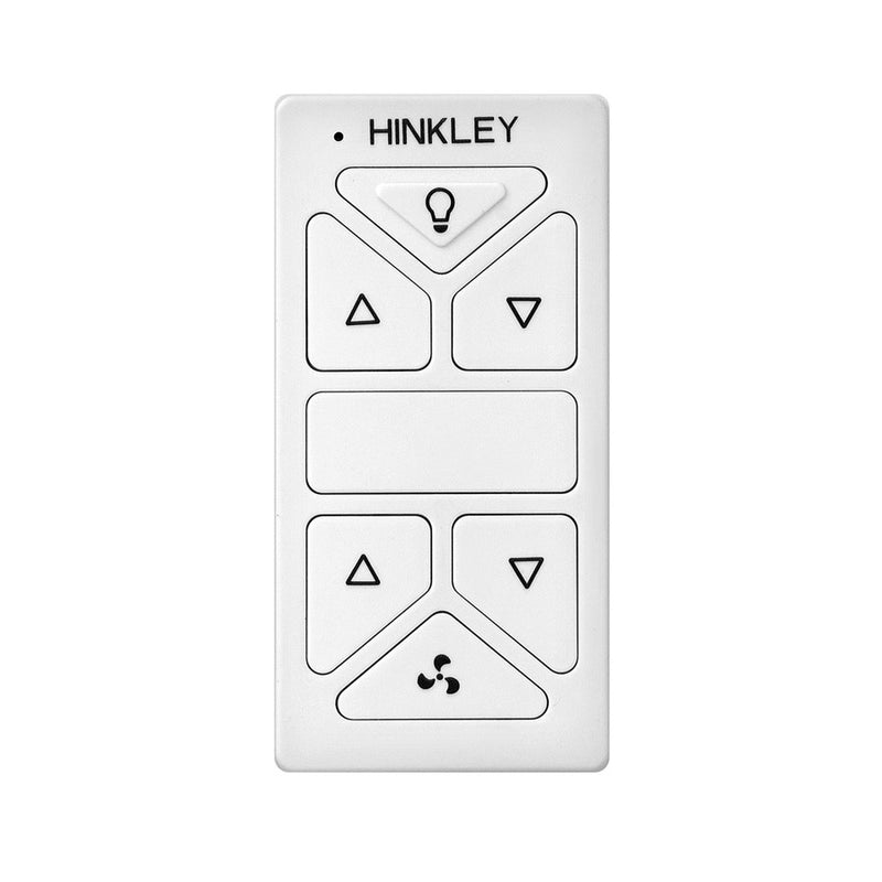 Hinkley HIRO Control Non Reversing White Fan Remote & Wall Control | Composite | Living Room & Bedroom Fan Accessory | 3 x 3 x 5 in | Model 980014FWH