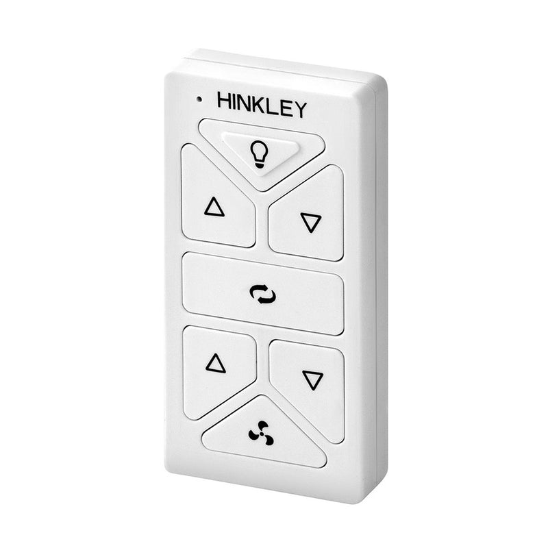 Hinkley HIRO Control Non Reversing White Fan Remote & Wall Control | Composite | Living Room & Bedroom Fan Accessory | 3 x 3 x 5 in | Model 980014FWH