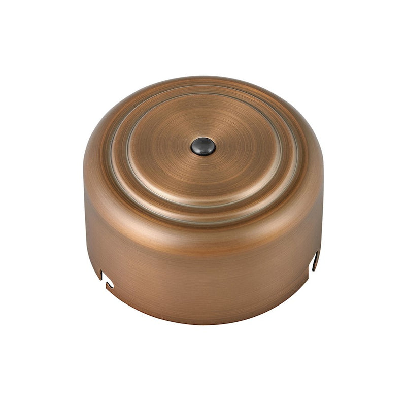 Hinkley Switch Housing Cup 4in Ceiling Fan Accessory | Antique Copper Steel | Ceiling Fan Switch Housing | 4 x 4 x 2 in | Model 981001FAC