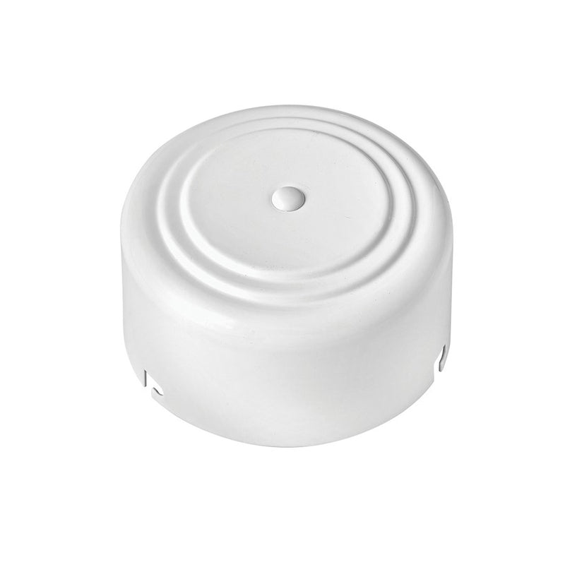 Hinkley Switch Housing Cup 4.5in Appliance White Steel | Ceiling Fan Accessory | Indoor & Covered Patio | 4.5 x 4.5 x 2.5 in | Model 981001FAW