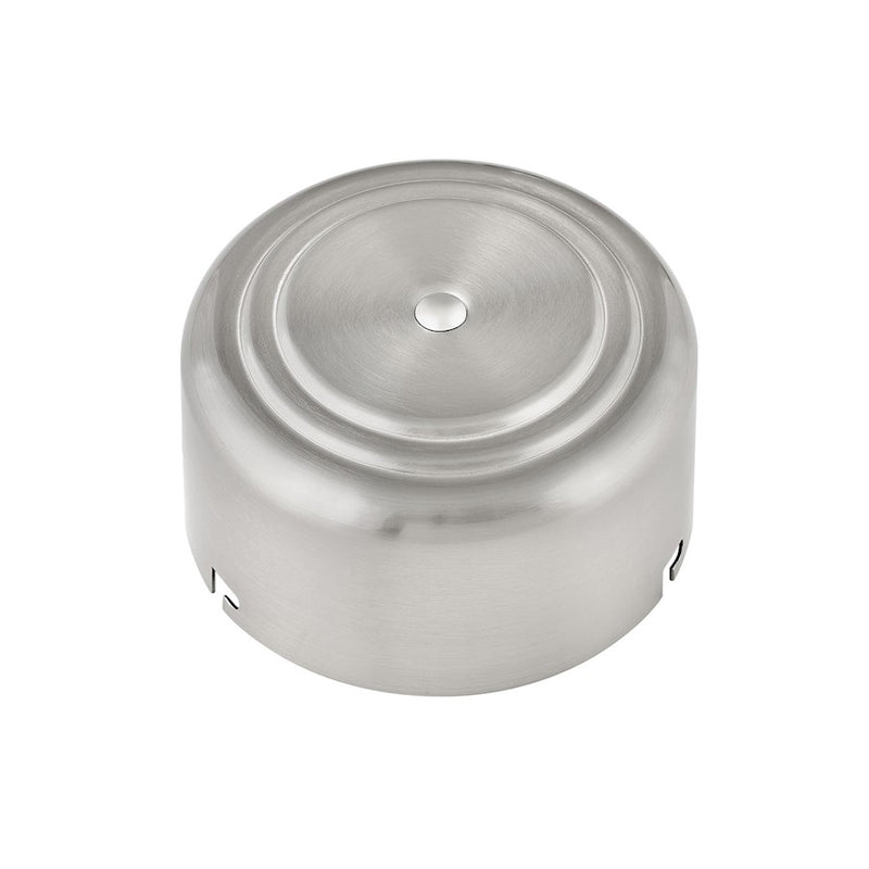 Hinkley Switch Housing Cup 4.5in Ceiling Fan Accessory | Brushed Nickel Steel | Indoor & Covered Patio | 4.5 x 4.5 x 2.5 in | Model 981001FBN