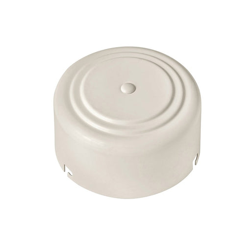 Hinkley Switch Housing Cup 4in Ceiling Fan Accessory | Chalk White Steel | Indoor & Covered Patio | 4 x 4 x 2 in | Model 981001FCW