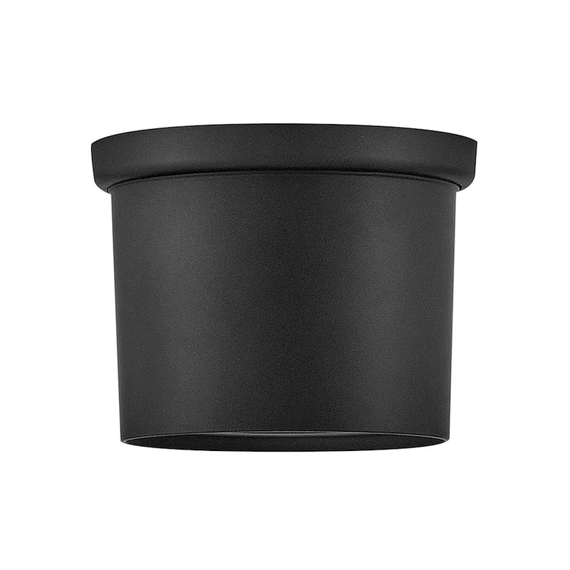 Hinkley Iver Flush Mount Kit | Modern Scandinavian Matte Black Aluminum | Wet-Rated Outdoor & Indoor Ceiling Fan Accessory | 10 x 6 x 5 in | Model 99057FMB