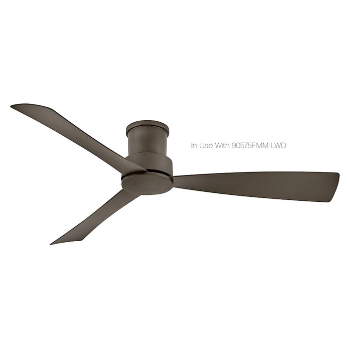 Hinkley Fan Flush Mount Kit Iver, Metallic Matte Bronze