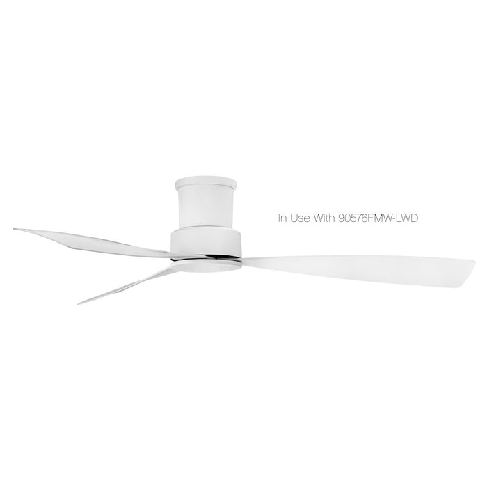 Hinkley Fan Flush Mount Kit Iver, Matte White