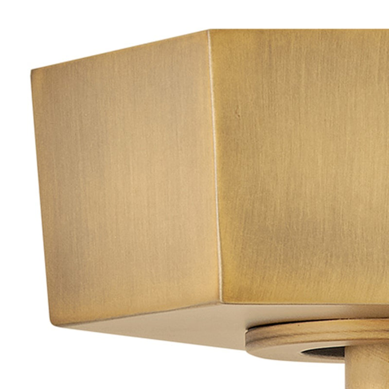 Hinkley Facet 6in Downrod Kit | Modern Heritage Brass Steel | Ceiling Fan Accessory for Tall Ceilings | 4 x 4 x 6 in | Model 99058FHB