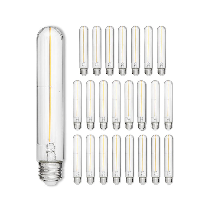 Hinkley Lighting LumiGlo 7in LED Bulb 24-Pack | Vintage Filament Warm Ambient Glow | Indoor & Outdoor Damp Location Accent | 160 | Model E26T102247CL-24