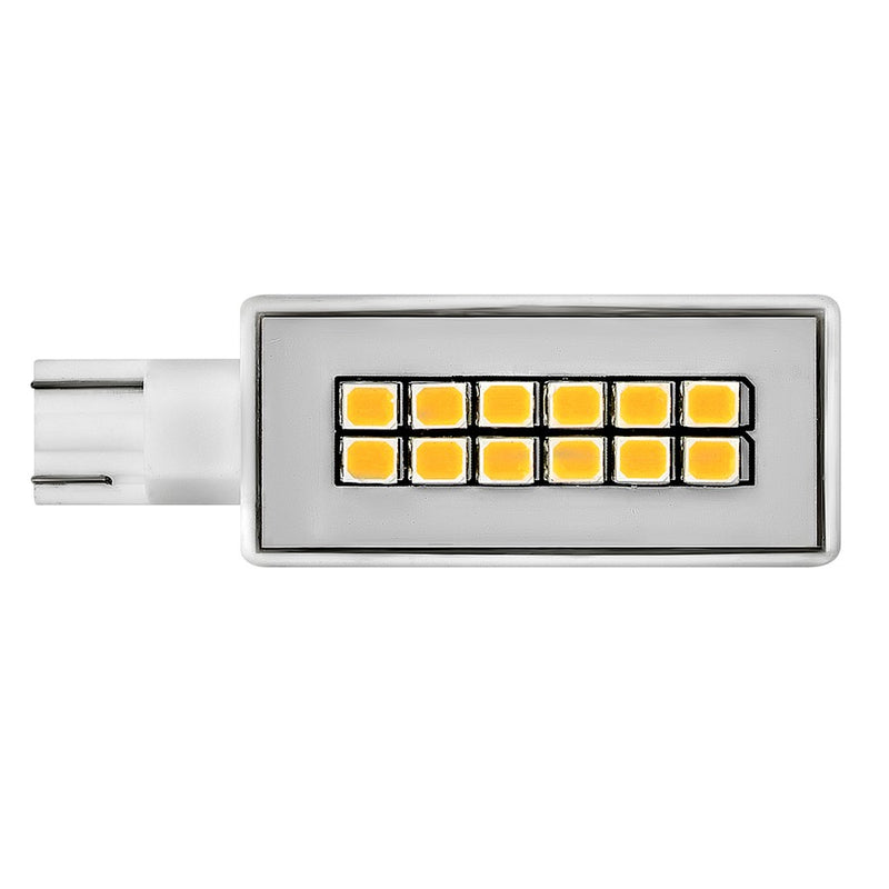 Hinkley EA-LMW-1-5W2 1.5W LED Mini Wedge Bulb 2700K | Damp Rated Landscape Accessory | 170 Lumens, 92 CRI, Dimmable | Model EA-LMW-1-5W2