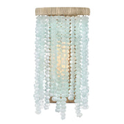 Fredrick Ramond Dune 1Lt Wall Mount, Gold/Blue Sea Glass - FR30200BNG-BG