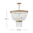 Hinkley Lighting Dune 6 Light Pendant in Burnished Gold