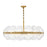 Fredrick Ramond Lillia 6 Light Chandelier, Heritage Brass/Clear - FR30514HB